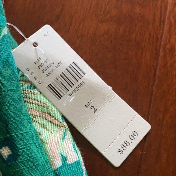 Anthropologie Elevenses green Kadu shorts skort - Picture 5 of 9